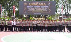 KAPOLRESTA SUMENEP PIMPIN  SERTIJAB PEJABAT UTAMA DAN KAPOLSEK ” JAGA INTEGRITAS, PROFESIONALISME DAN DEDIKASI “
