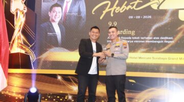 Kapolresta Sumenep Terima Penghargaan “Penggerak Transformasi Institusi Polresta Sumenep” Pada Anniversary 4th Ketik.Com