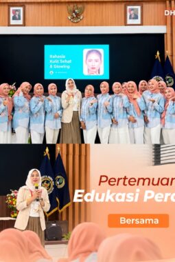 Tampil Cantik, DWP Lapas Tuban  Edukasi Kesehatan Kulit Bersama Superskin